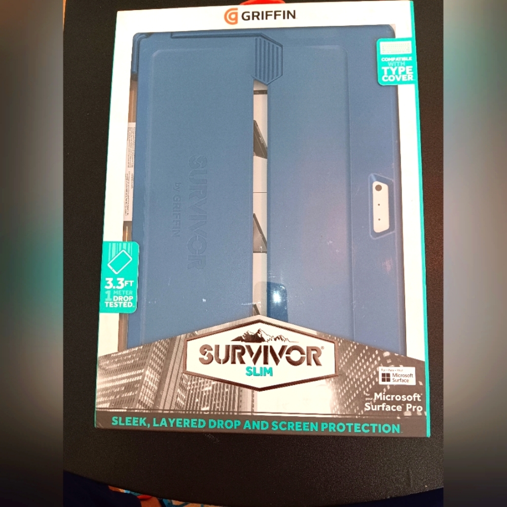 Survivor Slim Blue Case for Microsoft Surface Pro New